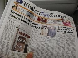 english newspapers uae